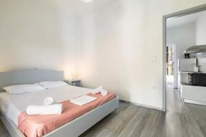 Letto o letti in una camera di Labros Studios