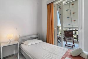 Letto o letti in una camera di Labros Studios