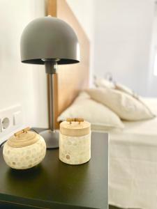 Postel nebo postele na pokoji v ubytování Elegante apartamento 6-8pax AV Palmera 3D 2B