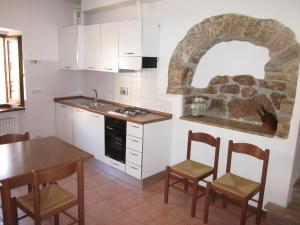 Kuhinja oz. manjša kuhinja v nastanitvi Monte Cavallo