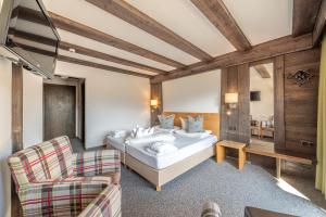 Voodi või voodid majutusasutuse Hotel Falknerhof toas