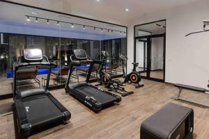 Fitness centrum a/nebo fitness zařízení v ubytování S+1 très haut standing avec piscine et fitness