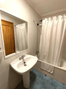 Koupelna v ubytování Hostal El Molino