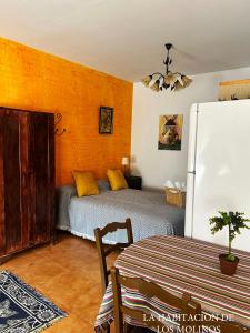 Χώρος καθιστικού στο Habitacion de los molinos
