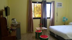 Postel nebo postele na pokoji v ubytování HOTEL BNL