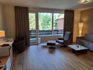 Istumisnurk majutusasutuses Hotel Heide Kröpke