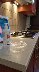 Kuchyň nebo kuchyňský kout v ubytování Agriturismo Nonna Luisa
