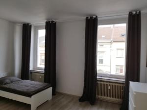Postel nebo postele na pokoji v ubytování Super 6- Bett Monteurswohnung