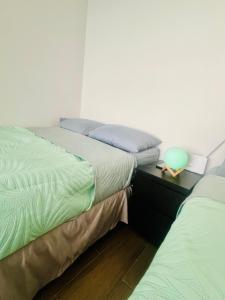 Postel nebo postele na pokoji v ubytování Hotel Torres Gemelas 2011 N