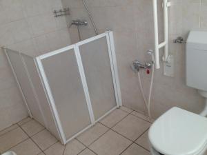 Koupelna v ubytování Hotel Belforte