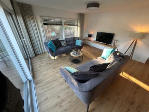 Χώρος καθιστικού στο Ferienwohnung Ludwig