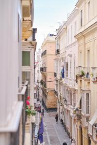 Nespecifikovaný výhled na destinaci Cádiz nebo výhled na město při pohledu z apartmánu