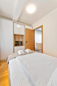 Krevet ili kreveti u jedinici u okviru objekta Apartman Pogled Zlatibor