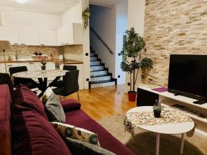 Posezení v ubytování Nova Galerija Studio Vita i Apartman Sara -parking in garage