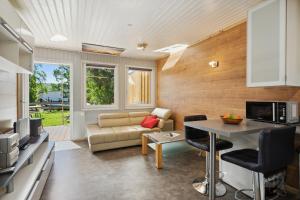 Posezení v ubytování Ferienhaus Zeulenrodaer Meer