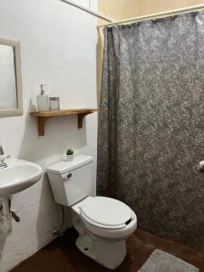 Kylpyhuone majoituspaikassa Muy Bacalar