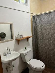 Kylpyhuone majoituspaikassa Muy Bacalar