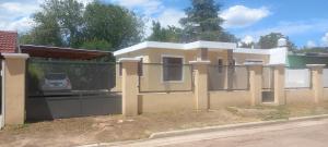 Bygningen som feriehuset ligger i