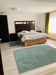 מיטה או מיטות בחדר ב-Casa Lazar