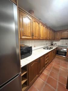 Virtuvė arba virtuvėlė apgyvendinimo įstaigoje Casa Gomez