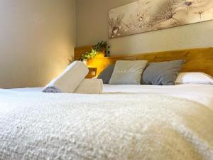 Postel nebo postele na pokoji v ubytování Apartamento ideal para parejas en Enveitg