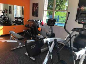 Fitness centrum a/nebo fitness zařízení v ubytování Private Penthouse Paradise
