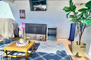 Posezení v ubytování Private Penthouse Paradise