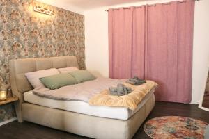 Posezení v ubytování Philux City Apartment