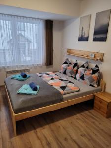 Postel nebo postele na pokoji v ubytování Apartmány 009