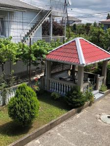 A garden outside Vakho house