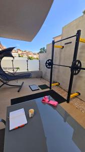 Fitness centrum a/nebo fitness zařízení v ubytování Apartman Kristina