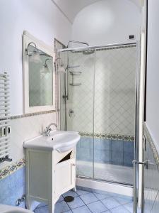 Koupelna v ubytování Putechella's Apartments