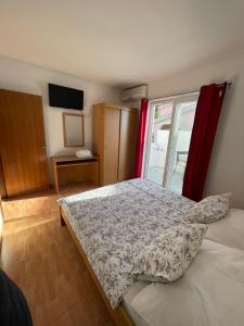 Postel nebo postele na pokoji v ubytování my home Promajna