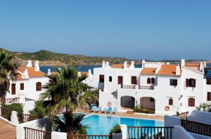 a view of a resort with a swimming pool at Comitas Tramontana Park in Fornells