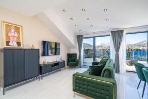 Χώρος καθιστικού στο Top Floor Apartment in Slano +24 φωτογραφίες