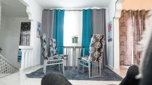 Posezení v ubytování Rowy's appartement