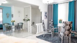 Posezení v ubytování Rowy's appartement
