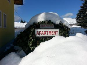 Obiekt Apartment Katzer zimą