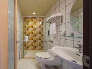Baðherbergi á Rich & Free Hotel - Fuzhong 富逸旅趣-板橋府中館
