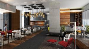 Area soggiorno di The B Hotel Quezon City
