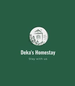 a logo for a home stay with us at Deka’s Homestay in Tezpur