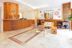 Lobbyn eller receptionsområdet på Hotel La Milagrosa