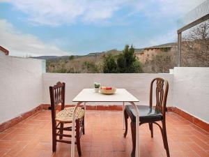 Balkoni atau teres di Casa Rustica en Vilaverd