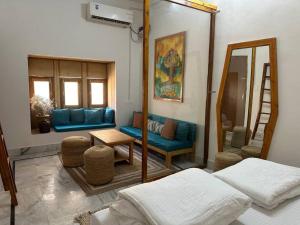 Гостиная зона в Apartment in Jaisalmer
