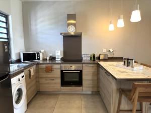 Η κουζίνα ή μικρή κουζίνα στο Appartement 2 chambres Mont Choisy +2 φωτογραφίες