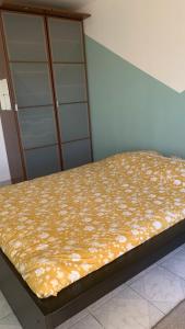 Katil atau katil-katil dalam bilik di Grand appartement lumineux