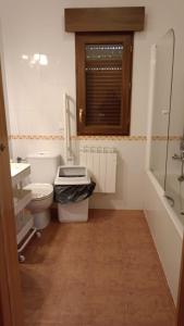 Koupelna v ubytování Cabañas bungalow, El Bosque de los Sueños