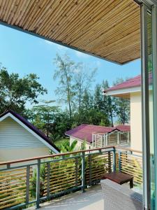 a view from the deck of a house at Krabi Home Resort in Tab Kaek Beach