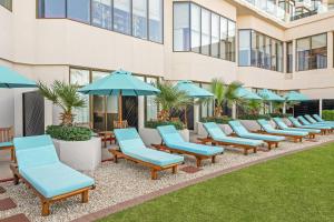 Zahrada ubytování JA Beach Hotel, Dubai