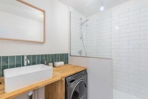 Kúpeľňa v ubytovaní Charming apartment 2ch 4p parking and balcony